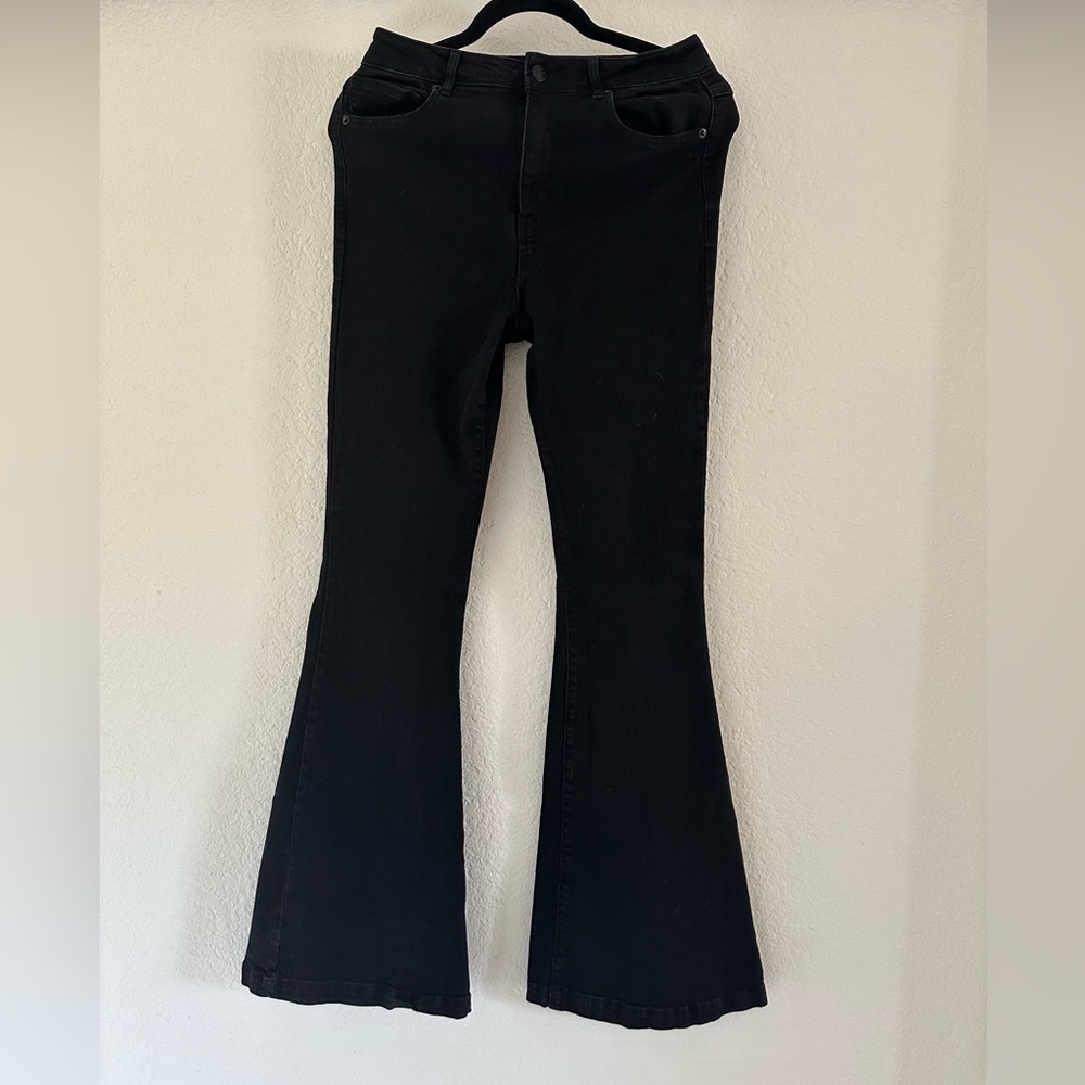 Forever 21 Black Flare Jeans